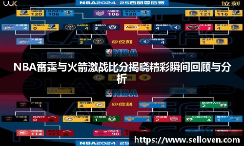 NBA雷霆与火箭激战比分揭晓精彩瞬间回顾与分析